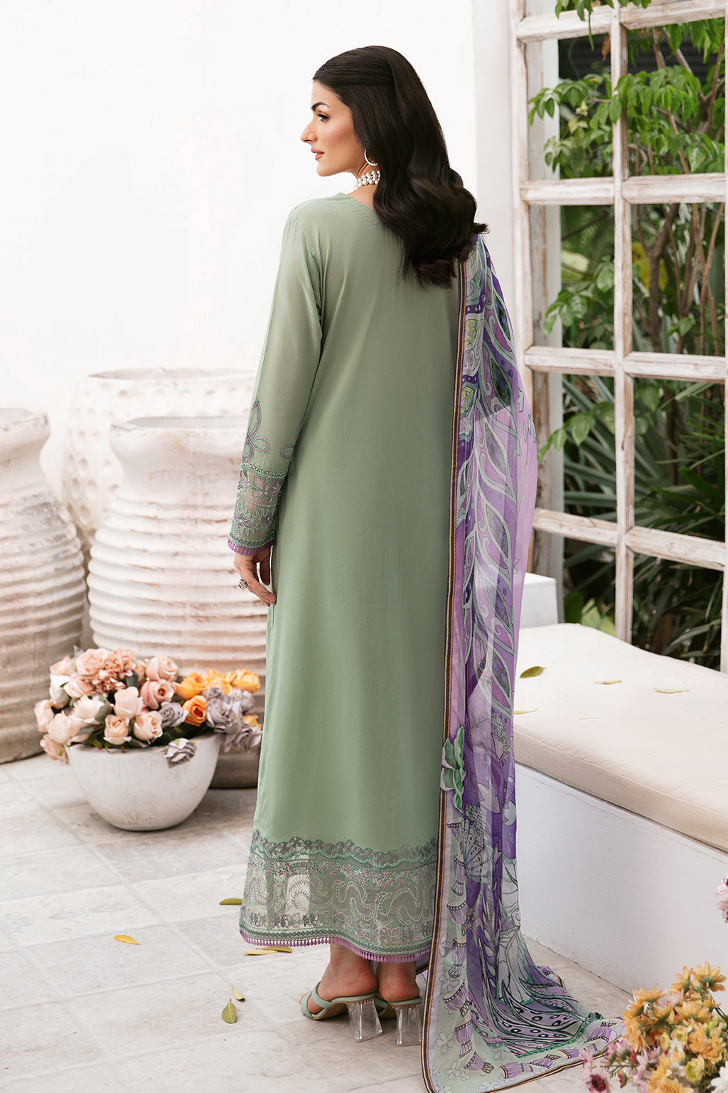 Ramsha Andaaz Luxury Lawn | Vol 09 | Z-903 - Image 5
