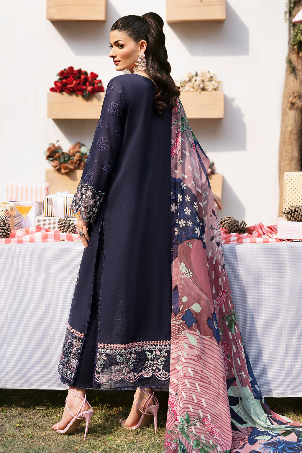 Ramsha Andaaz Luxury Lawn | Vol 09 | Z-906 - Image 4