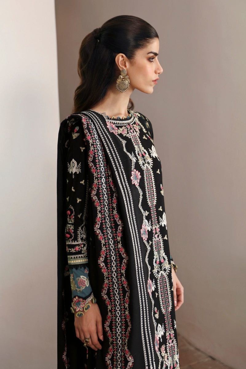 Qalamkar Qlinekari Linen | LM-02 - Image 3