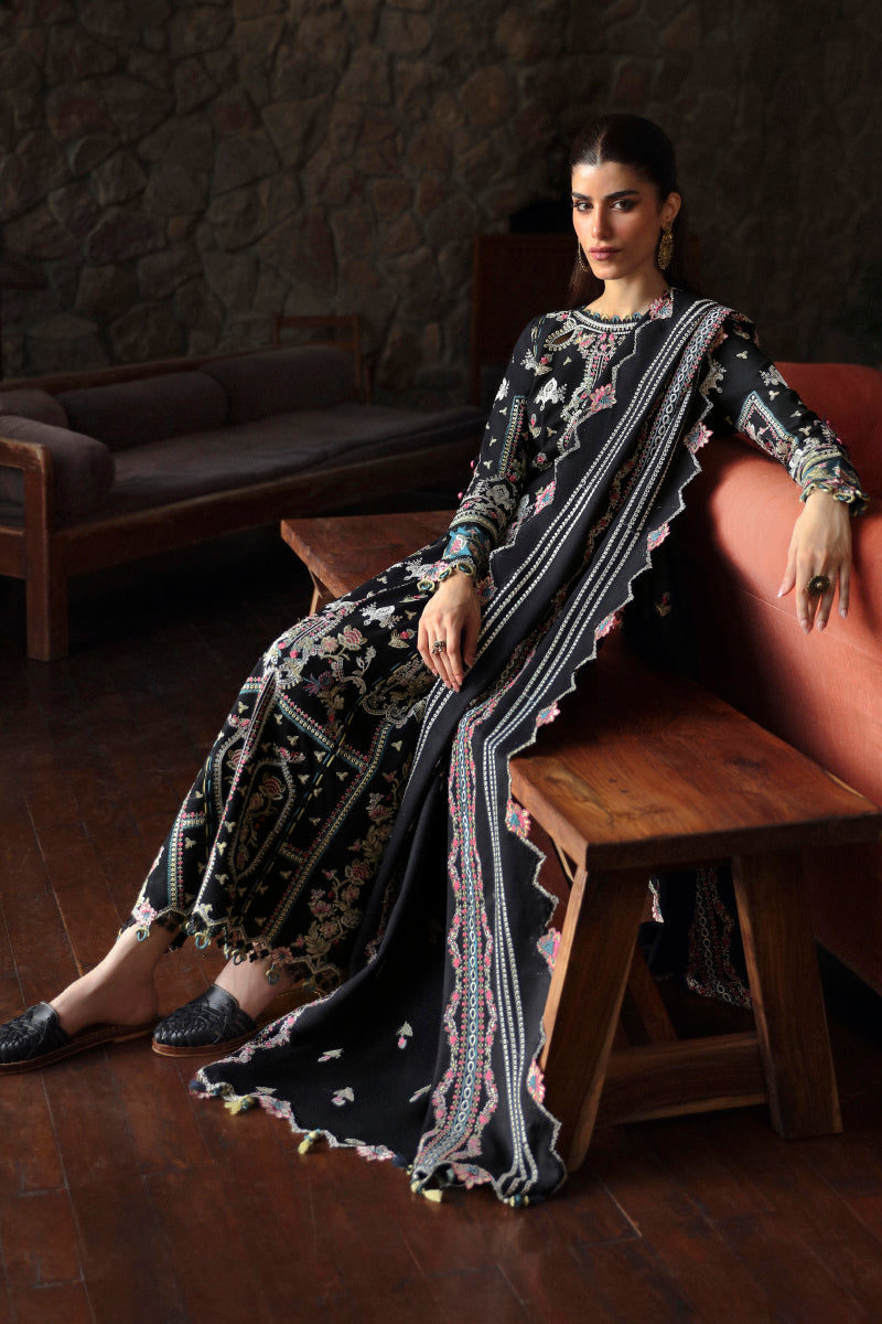 Qalamkar Qlinekari Linen | LM-02 - Image 4