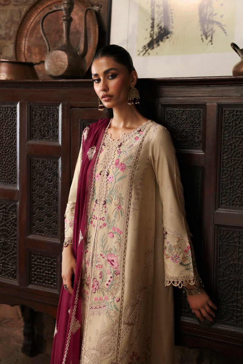 Qalamkar Qlinekari Linen | LM-01 - Image 3