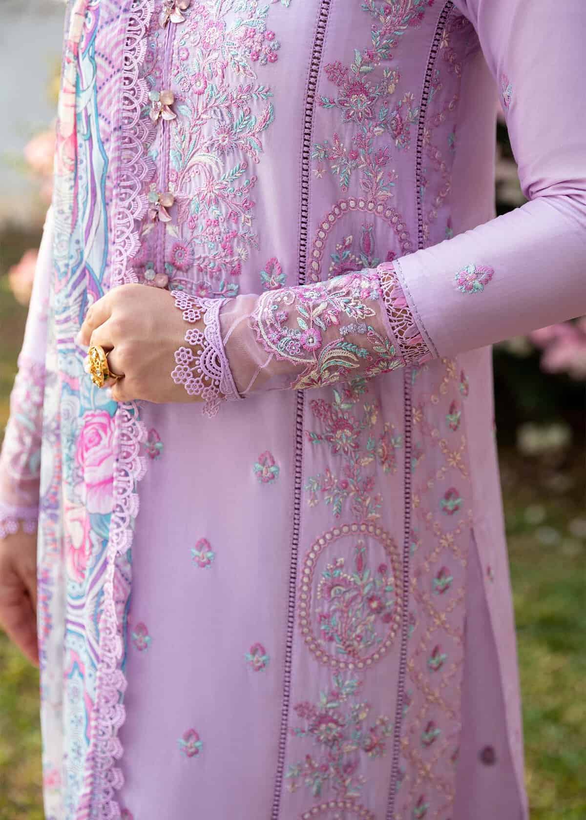 Kanwal Malik Unstitched Lawn | Mayal | 2024 | Siham - Image 5