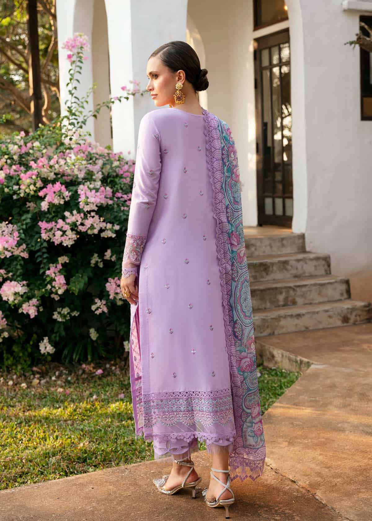 Kanwal Malik Unstitched Lawn | Mayal | 2024 | Siham - Image 2