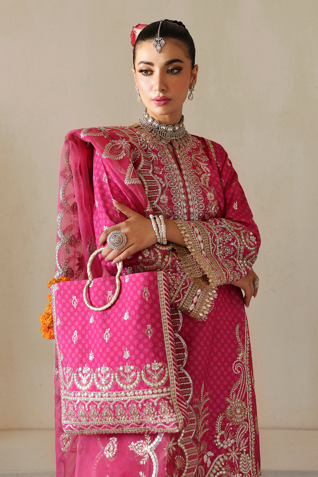 Shehnai by Afrozeh Unstitched Wedding Formal Collection | AFS-24-06 - Image 6
