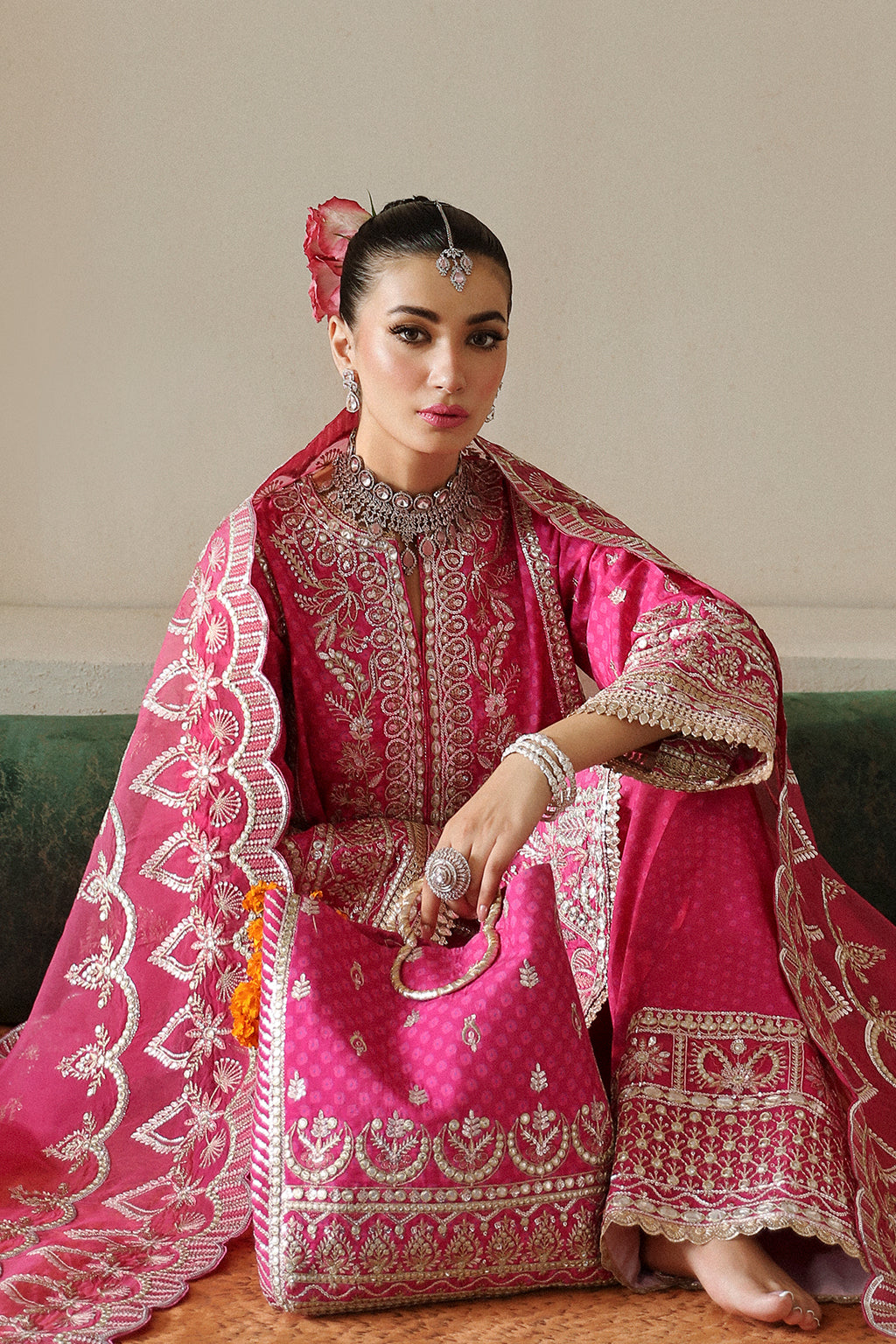 Shehnai by Afrozeh Unstitched Wedding Formal Collection | AFS-24-06 - Image 3