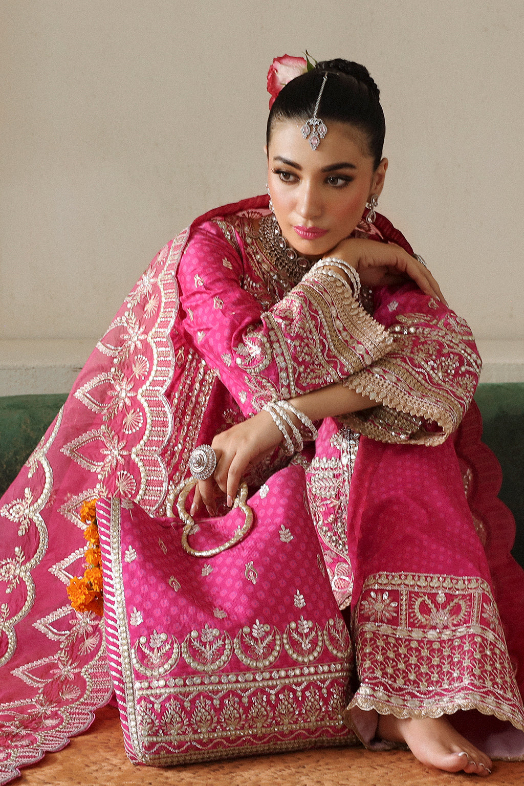 Shehnai by Afrozeh Unstitched Wedding Formal Collection | AFS-24-06 - Image 5
