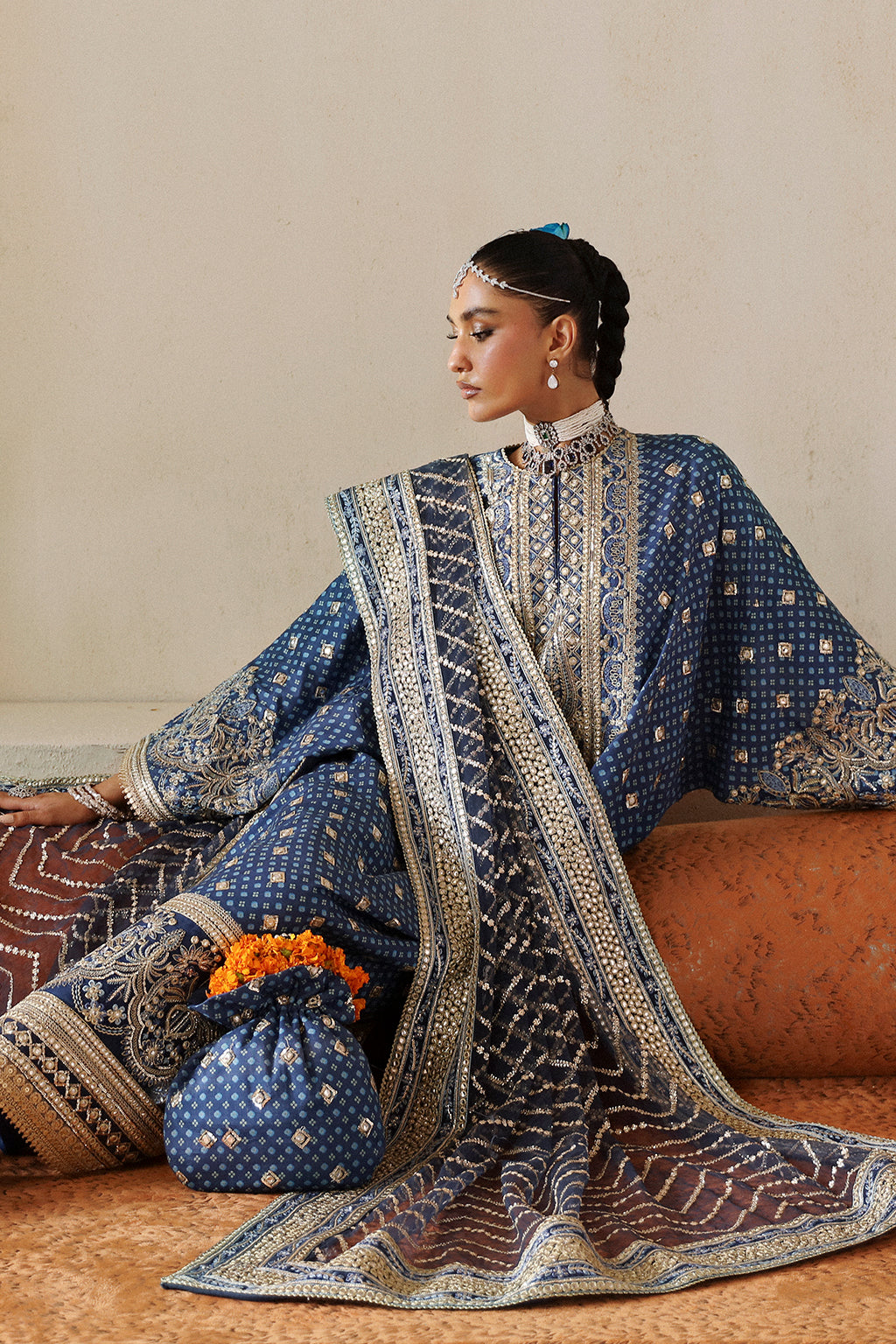 Shehnai by Afrozeh Unstitched Wedding Formal Collection | AFS-24-10 - Image 4