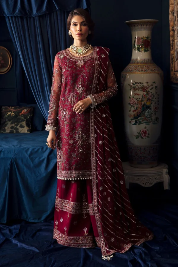 Alternative view of Elanora By Nureh Embroidered Chiffon   Vol 2 | NEL-49