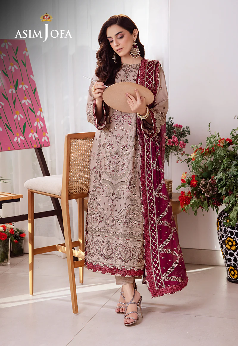 Uraan Lawn by Asim Jofa | AJUR-10 - Image 3