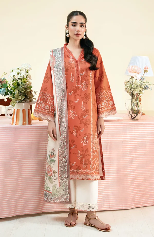 Daffodils - Unstitched Lawn SS'24 by Seran | Rowan