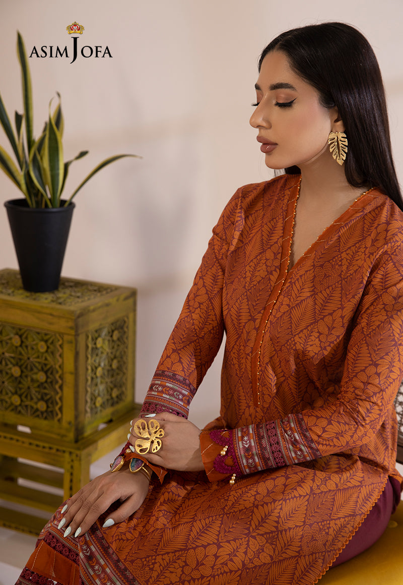 Asim Jofa Basic Print Collection | AJBP-30 (GZ-40) - Image 4