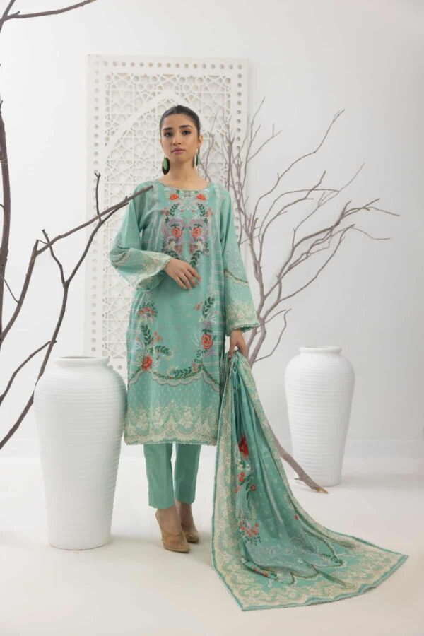 Alternative view of Salina Printed lawn Chap-1 | SPL24-1