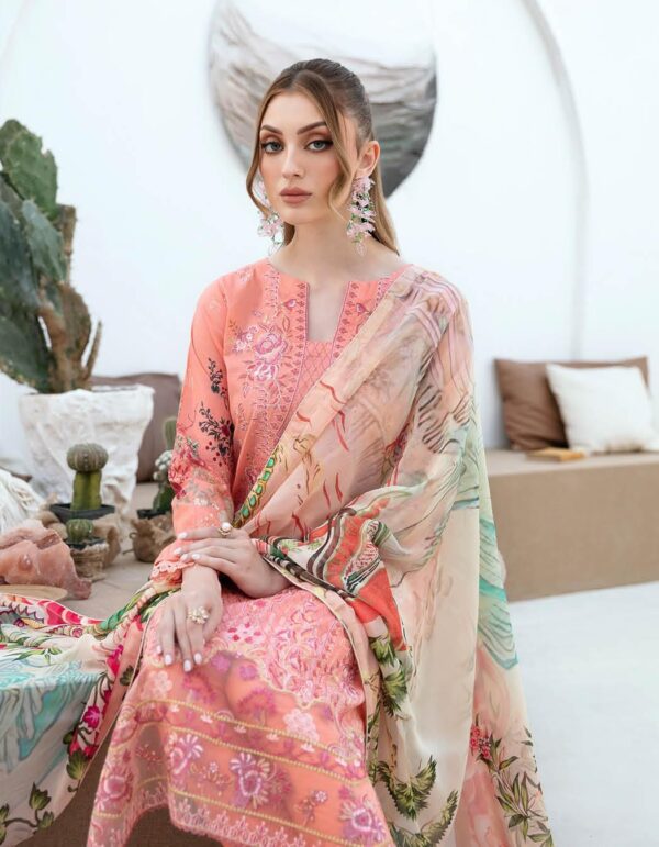 Alternative view of Ghazal By Ramsha Luxury Lawn Collection 2024 Vol 2 | G-211