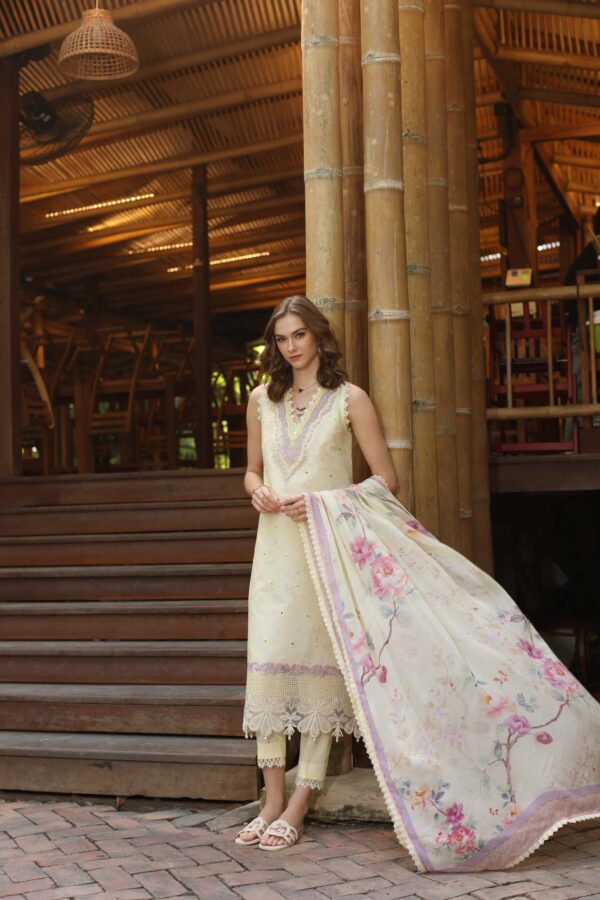 Alternative view of Noor Eid Luxe Printedkari '25 by Saadia Aasad | D9-A