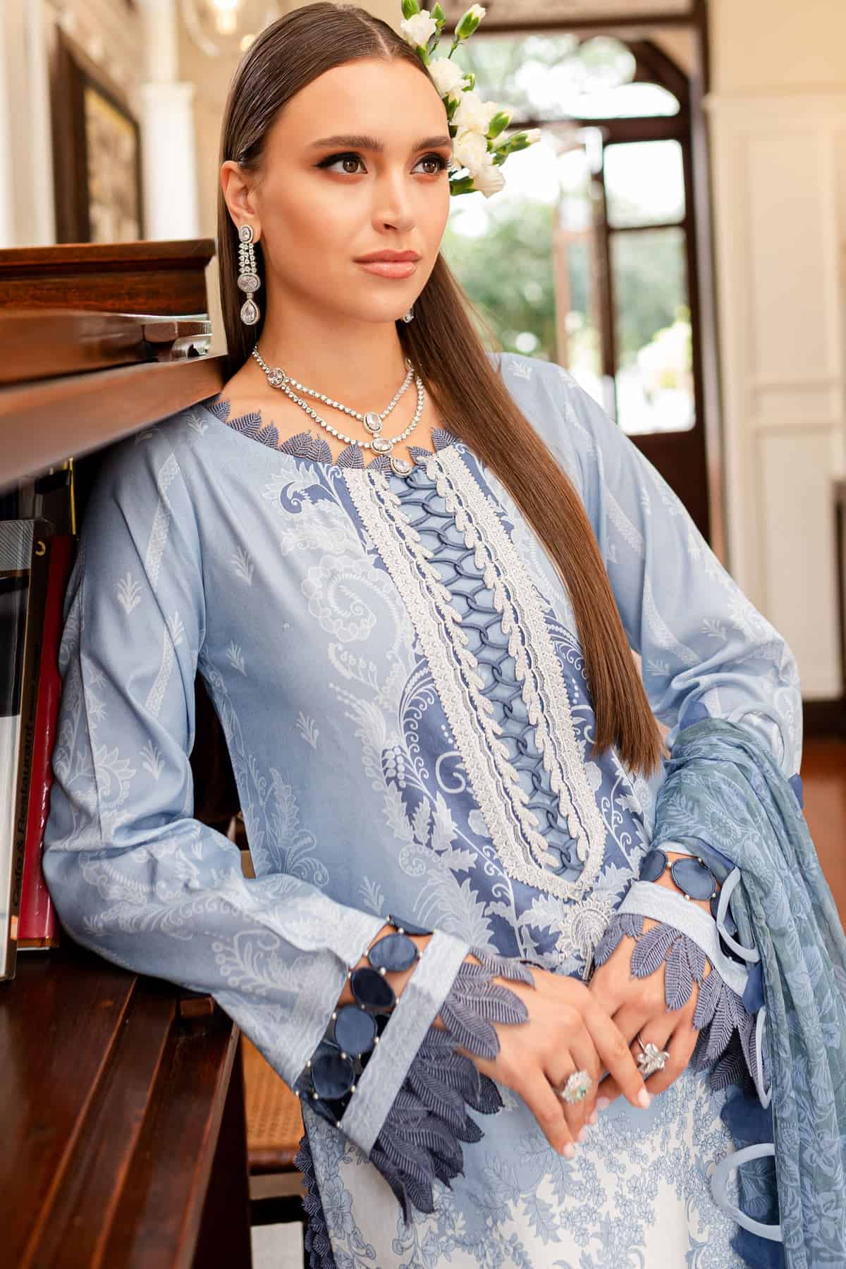Jade Bliss Lawn | 24-BL-20409 - Image 3