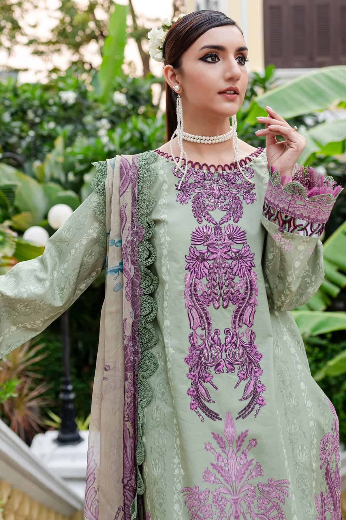 Jade Bliss Lawn | 24-BL-20417 - Image 3