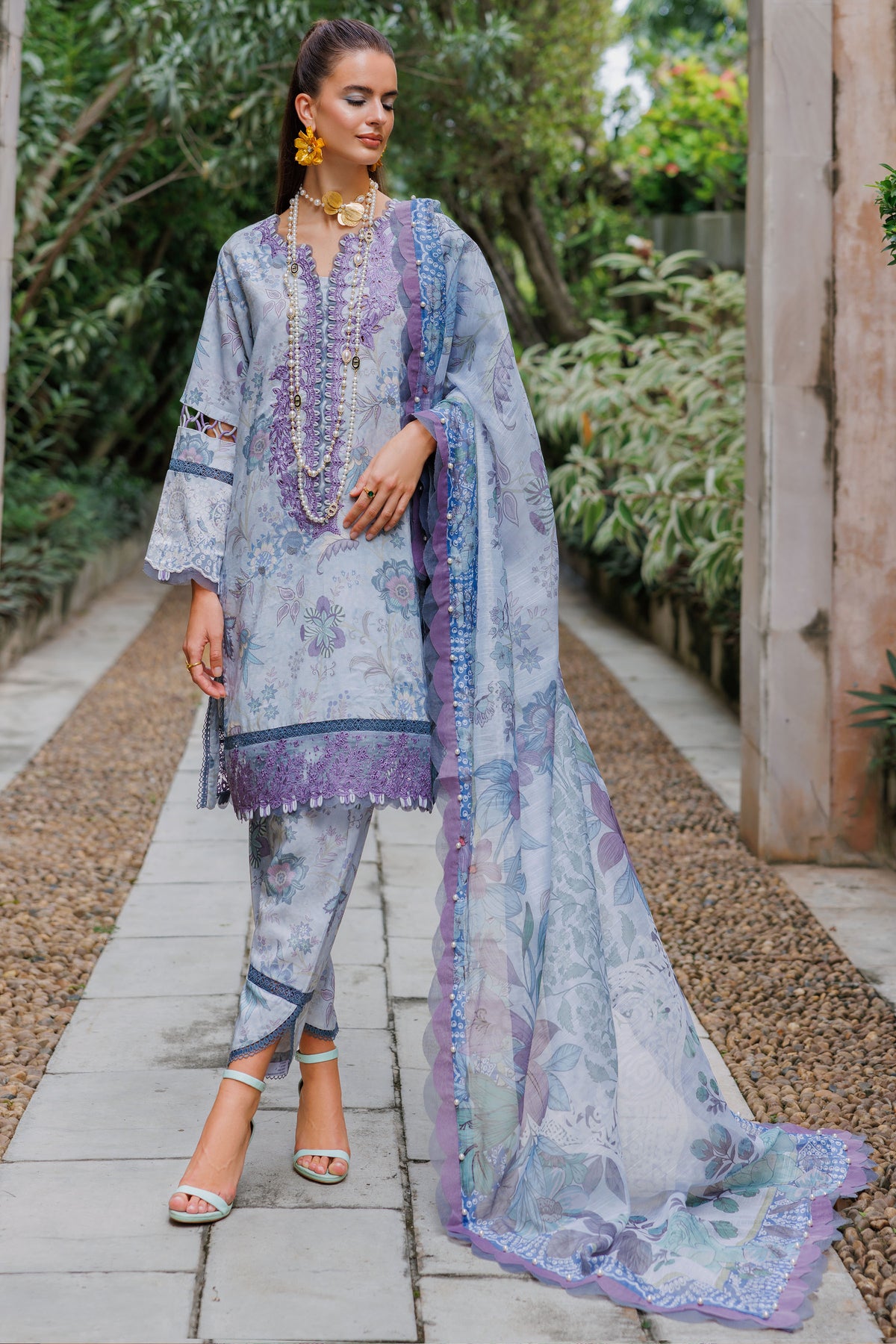 Jade Flora Linen | 24-FLE-20682