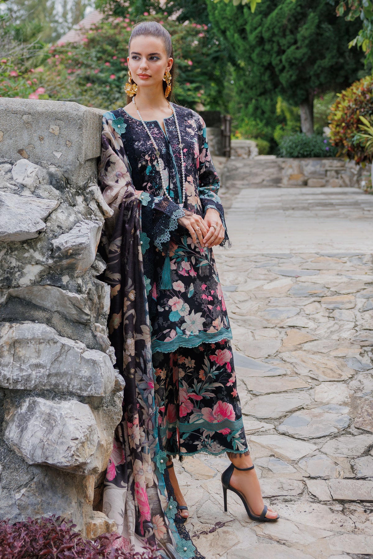 Jade Flora Linen | 24-FLE-20684
