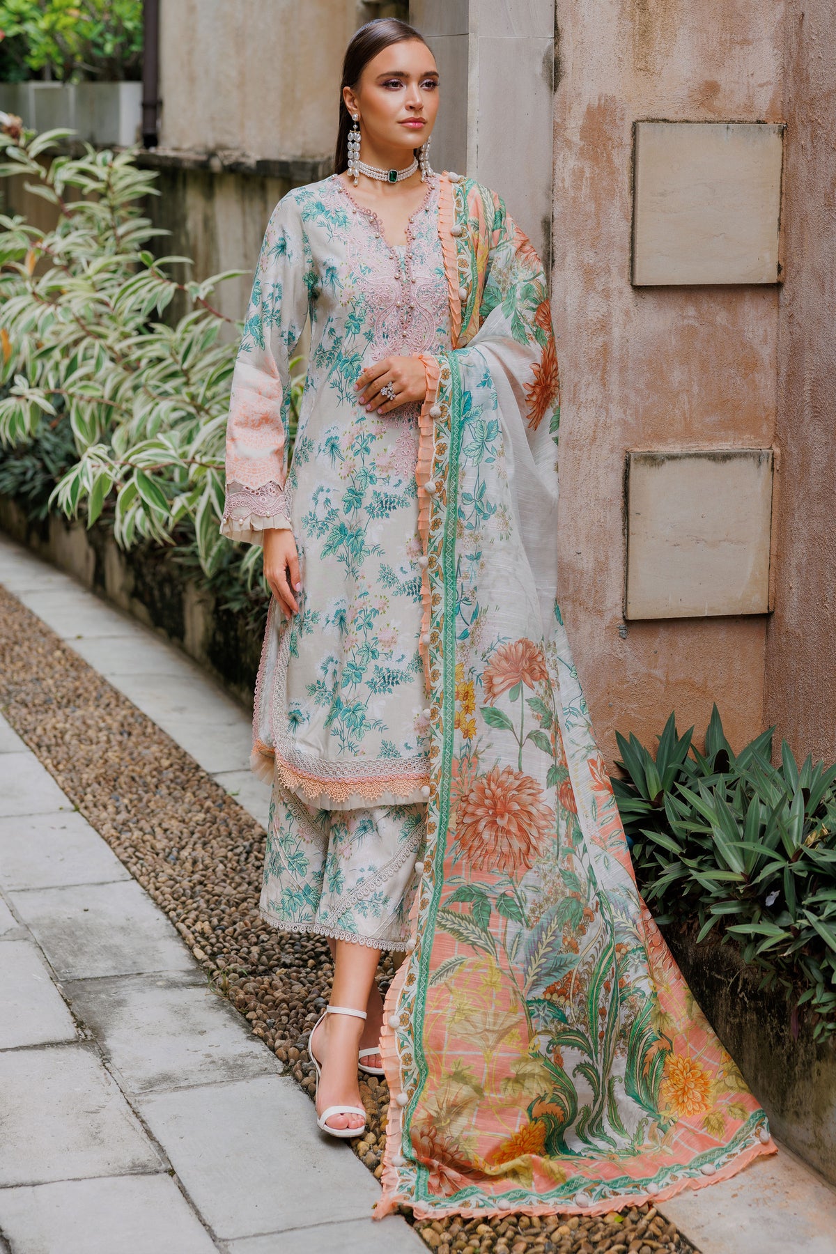 Jade Flora Linen | 24-FLE-20686