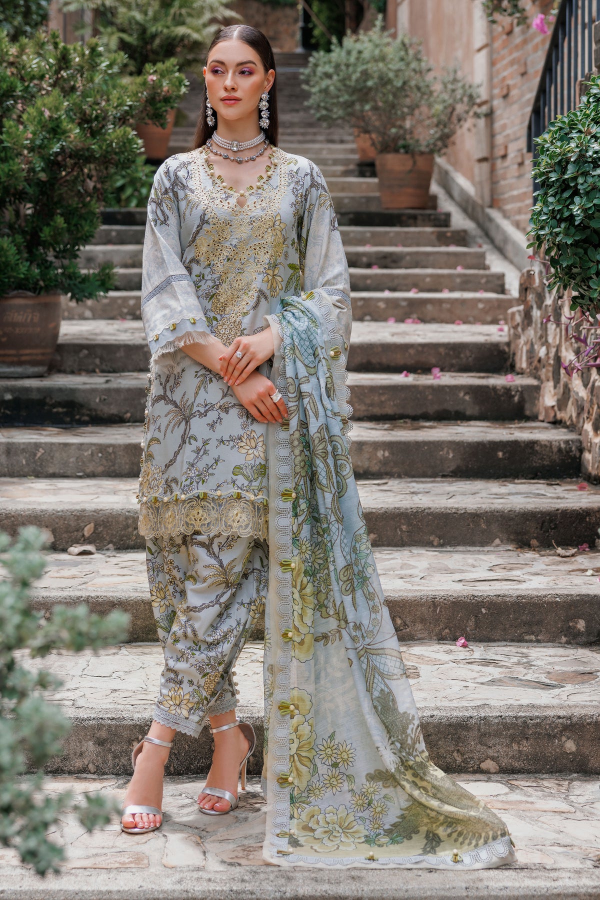 Jade Flora Linen | 24-FLE-20687