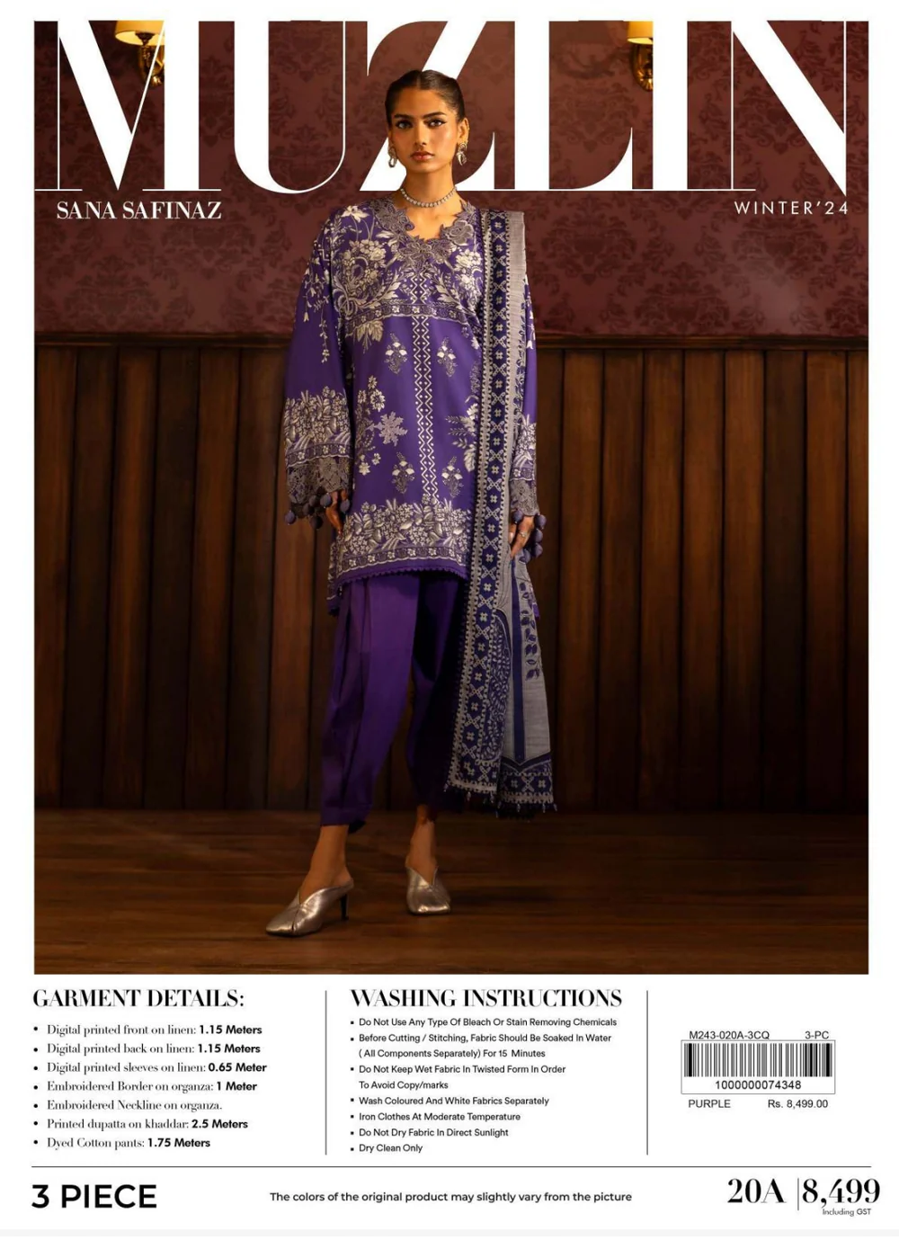 Sana Safinaz Muzlin Fall Winter | 20A