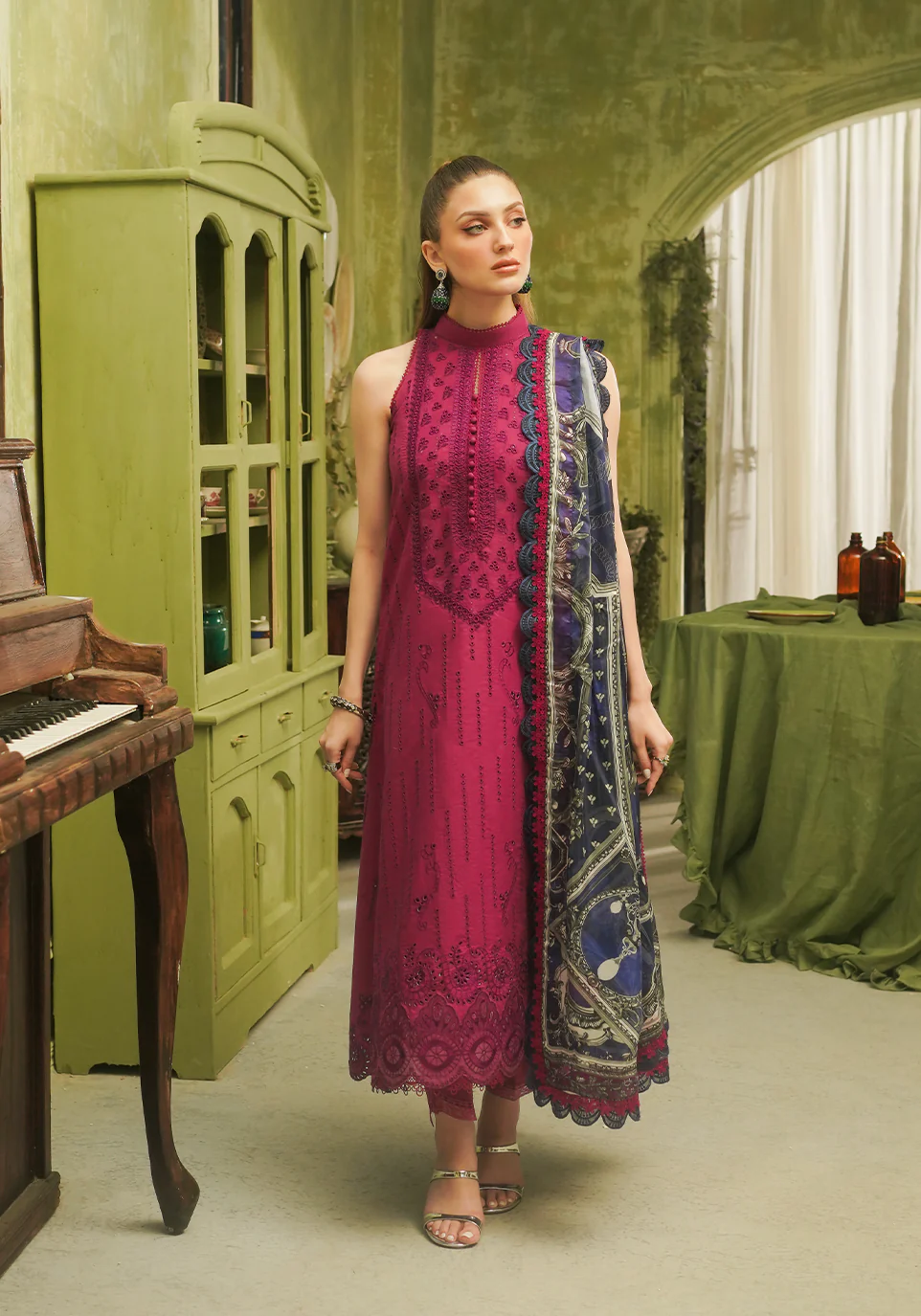 Zarqash Luxury Lawn 2024 | ZQT 012