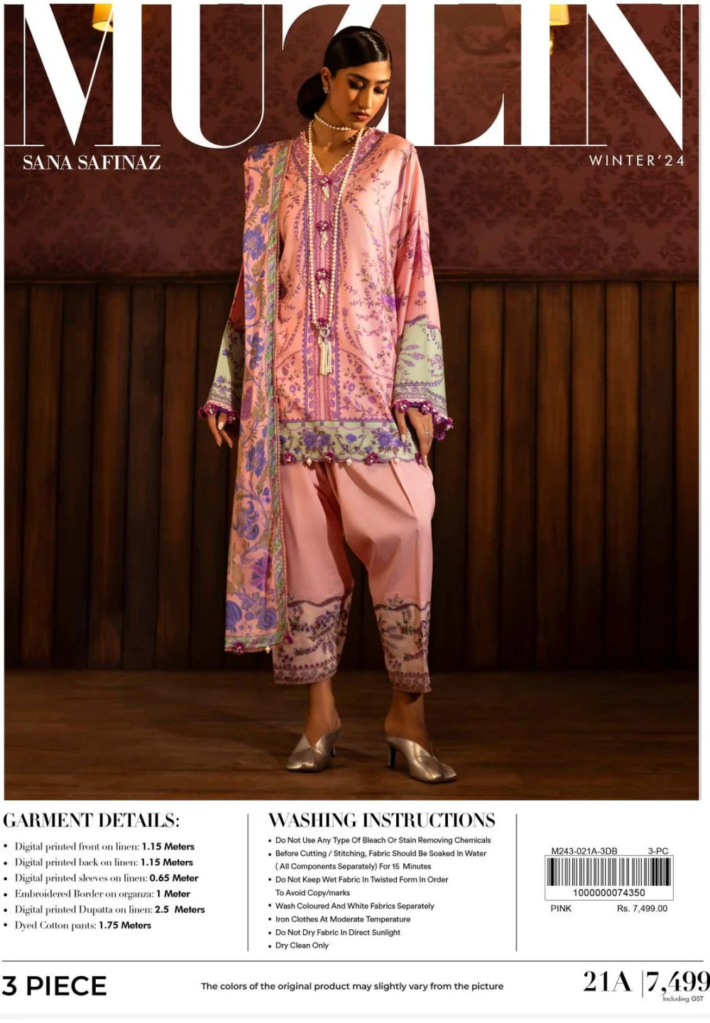 Sana Safinaz Muzlin Fall Winter | 21A