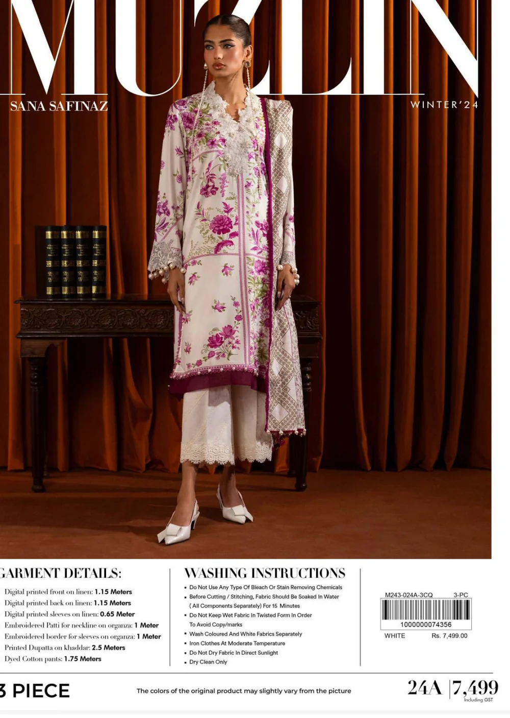 Sana Safinaz Muzlin Fall Winter | 24A