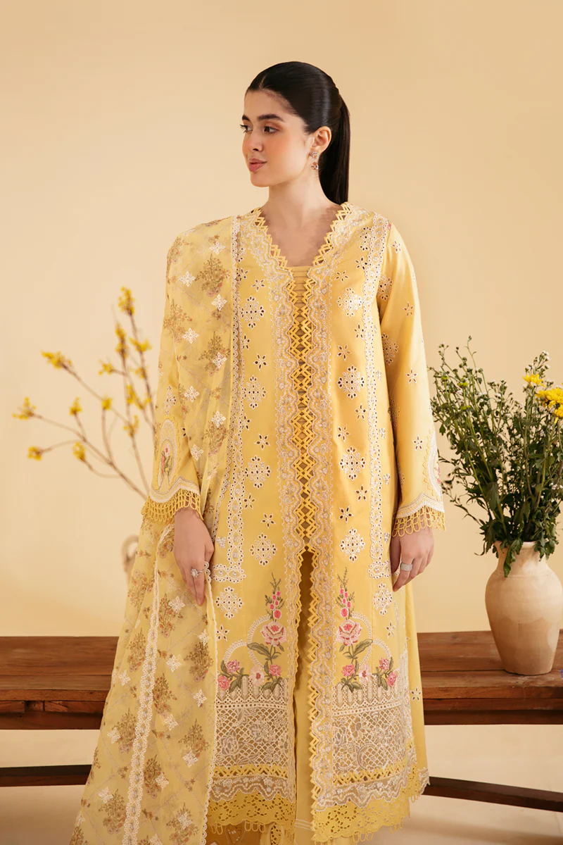 Qlinekari Lawn by Qalamkar 2024 | SQ-12 - Image 2