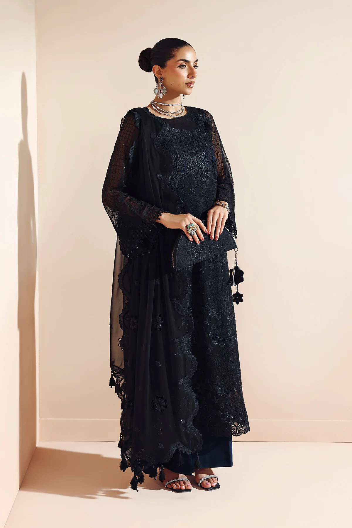 Alizeh Aymal Luxury Vol 2 -AF-BCH-2201-RIKA BLACK - Image 6