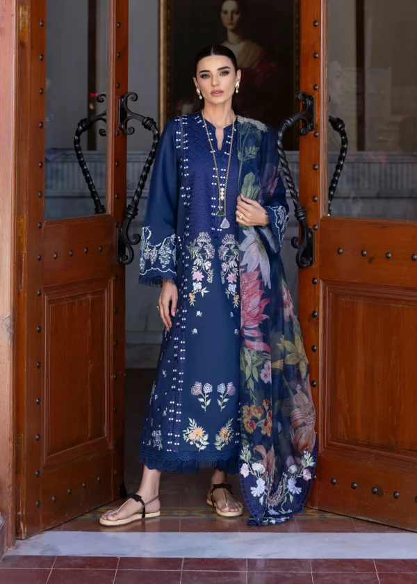 Saira Shakira Bloom Unstitched Lawn'25 || Hanging Gardens 2-B