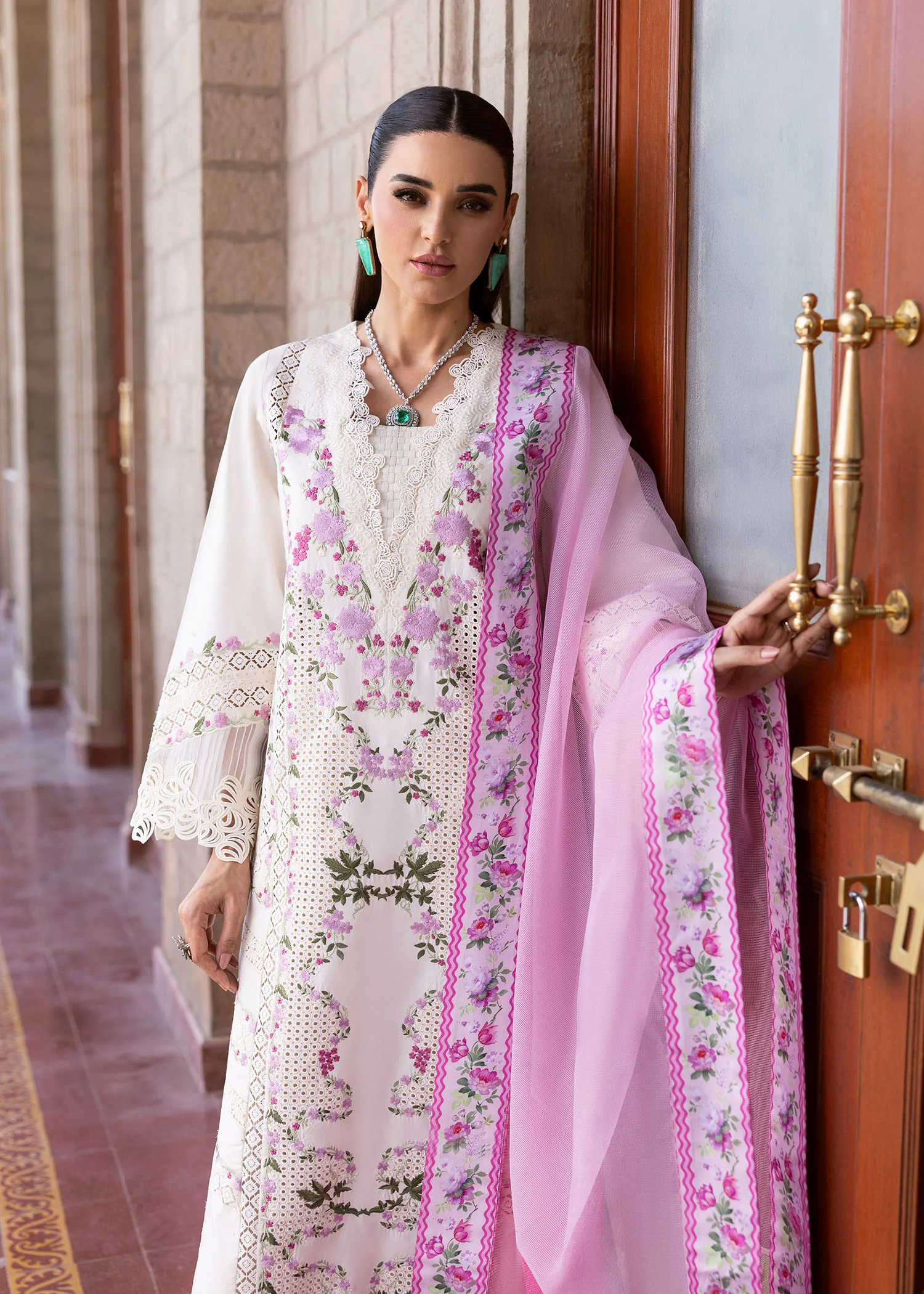 Saira Shakira Bloom Unstitched Lawn'25 || Zerene 1-A - Image 4