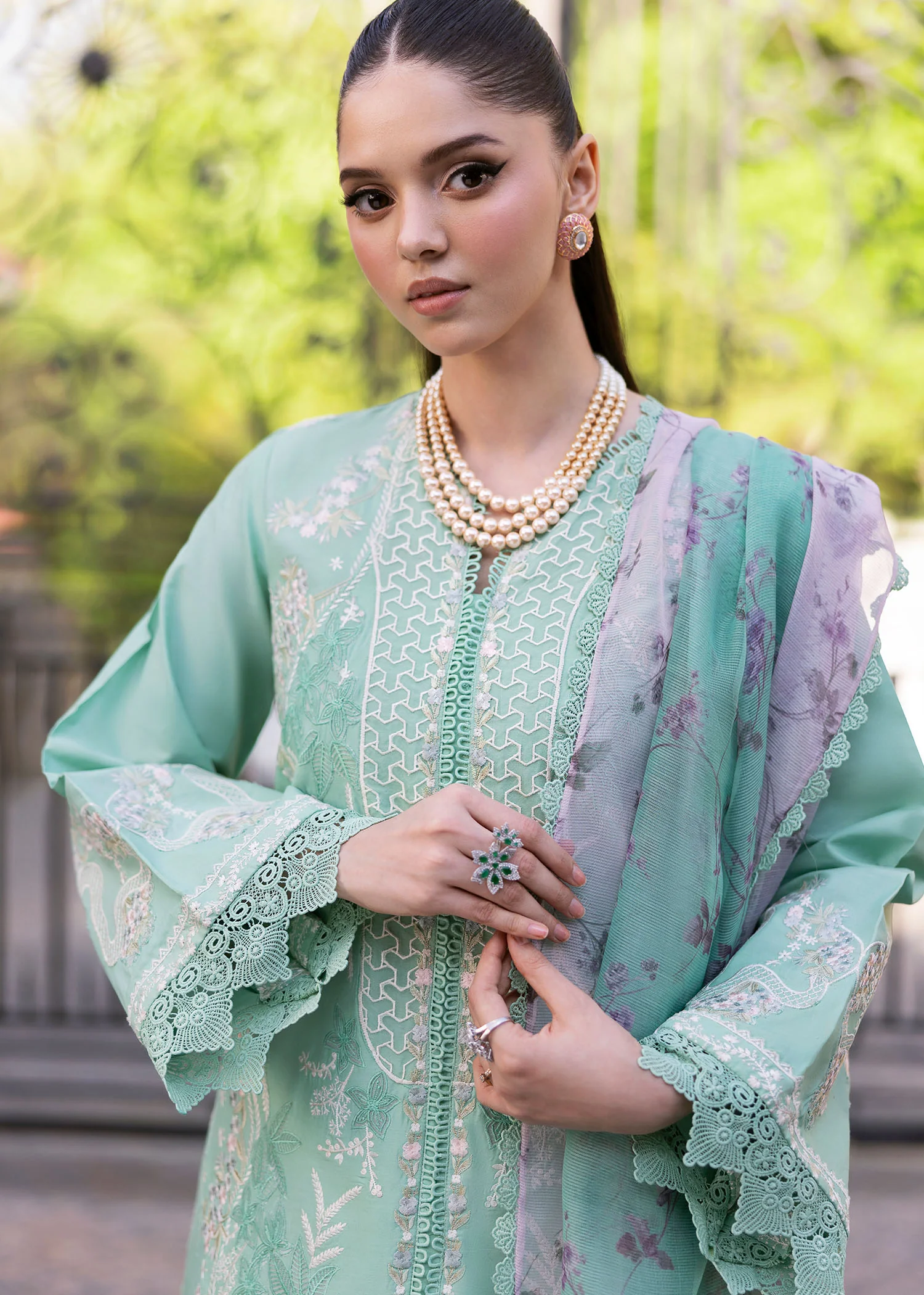 Saira Shakira Bloom Unstitched Lawn'25 || Chloe 3-B - Image 6