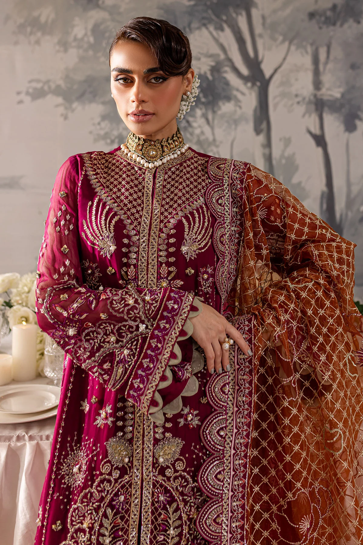 Elanora By Nureh Embroidered Chiffon Vol 3 | NEL-54 - Image 5