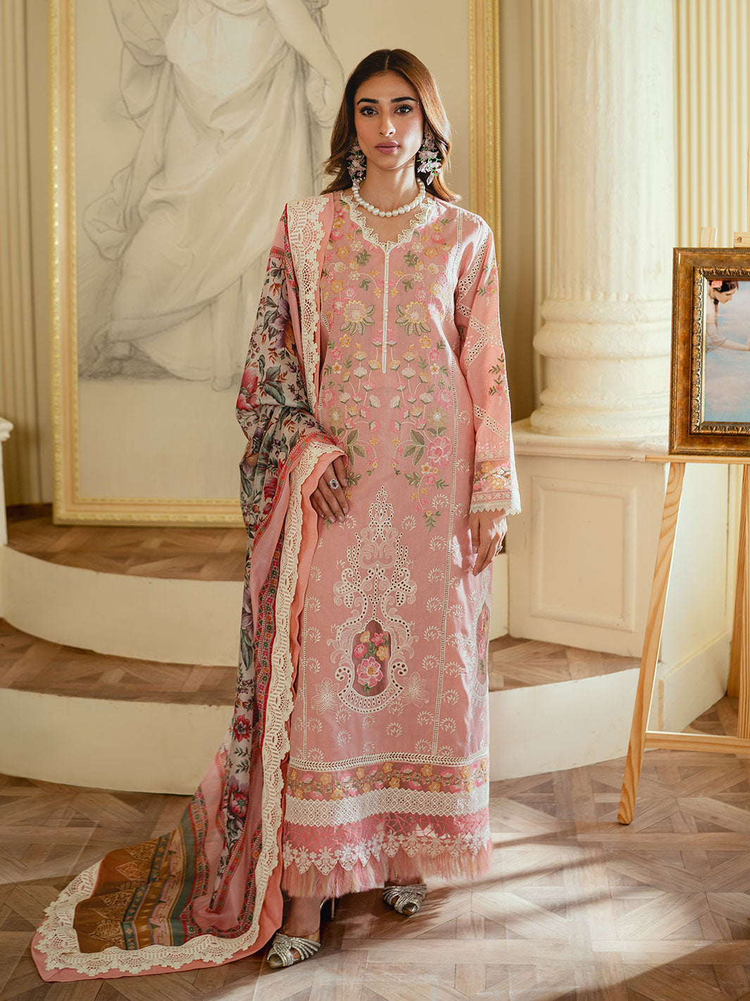 Faiza Faisal Celine Chikankari Eid Collection '24 | FAHA