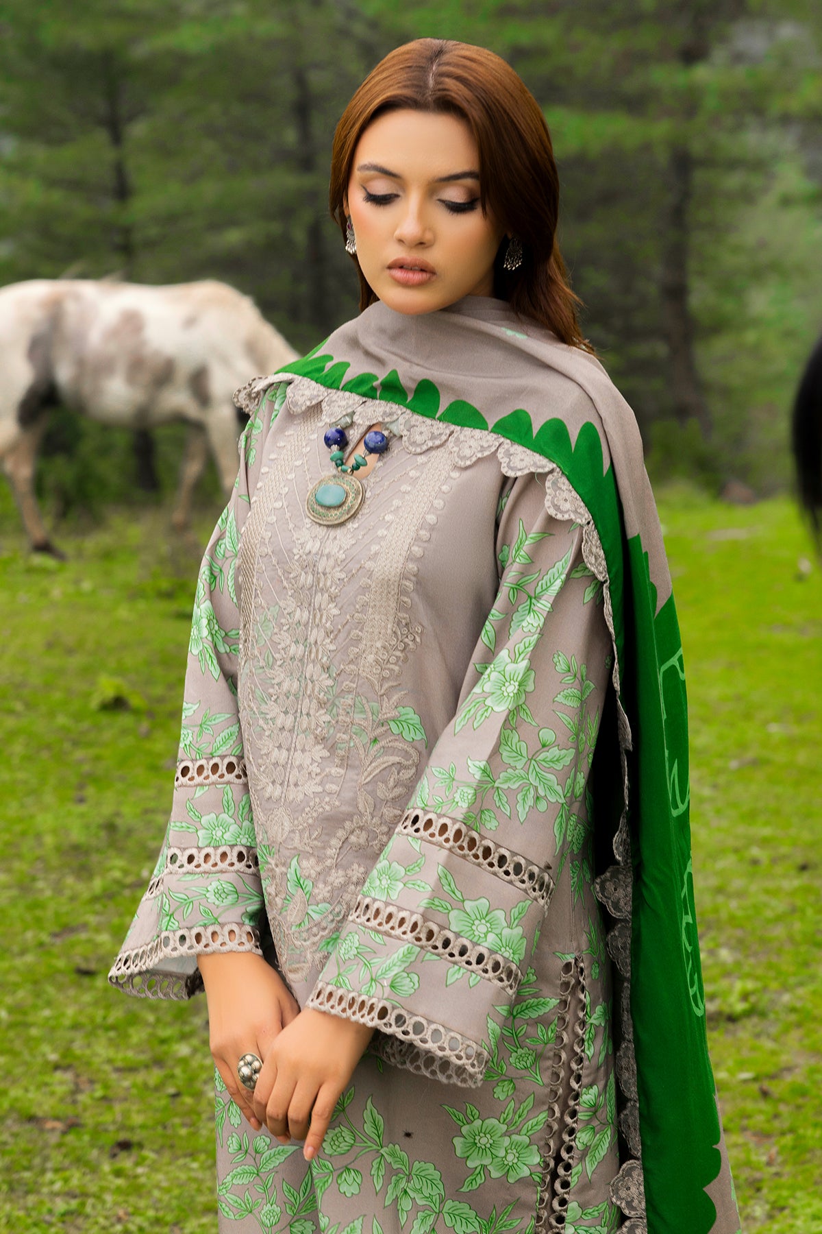 Charizma Fall Winter Shawl Collection | Combinations | | CCW4-04 - Image 5