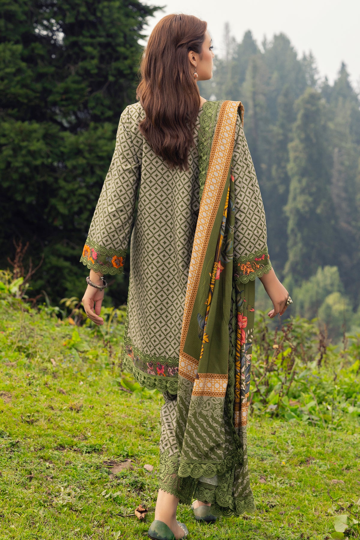 Charizma Fall Winter Shawl Collection | Combinations | | CCW4-08 - Image 2