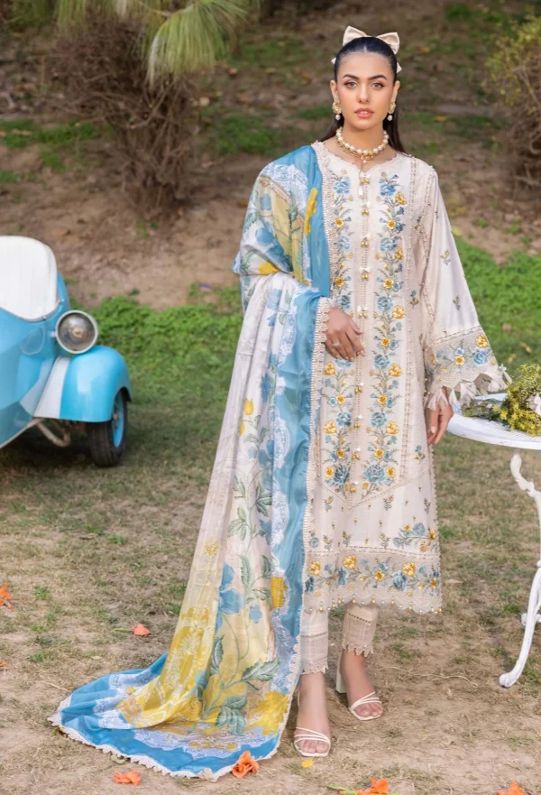 Gull Rukh'25 Lawn by Adan's Libas | RUKH 2838 (Copy)