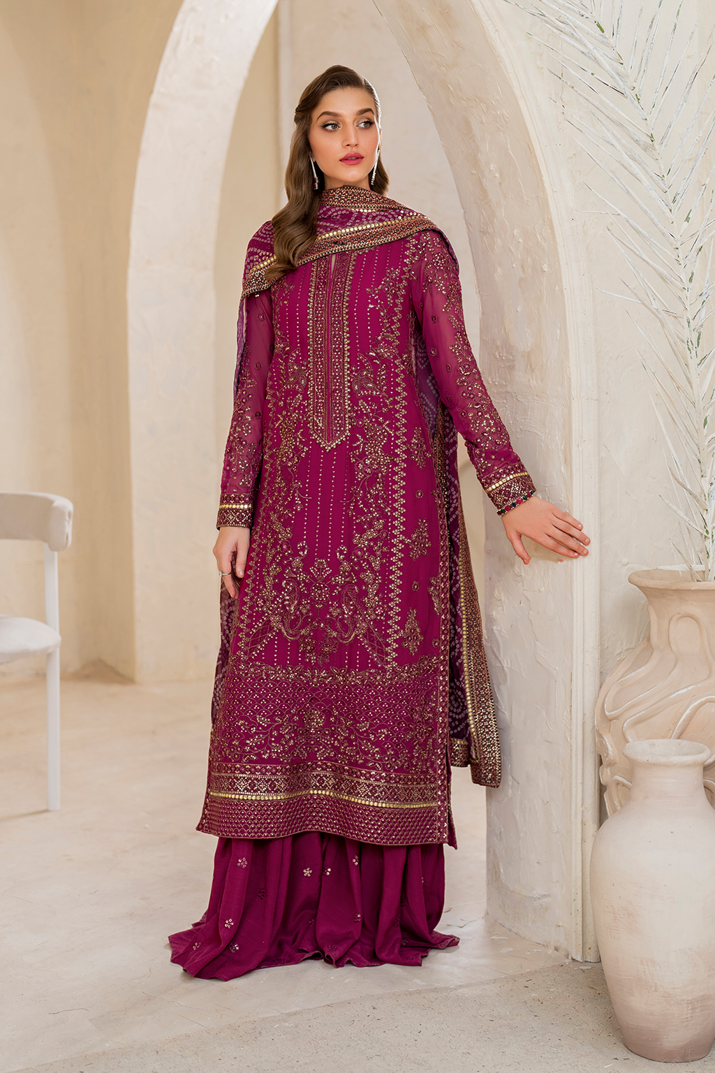 Iznik Chiffon Party Wear Collection | CC-45 - Image 2