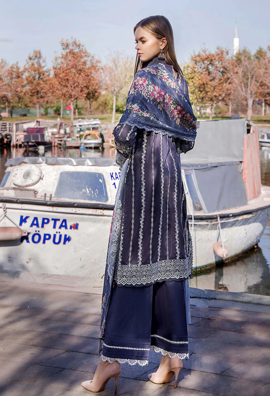 Adan's Libas Lawn by Hijab Sheikh | D-110 (GZ-311) - Image 2