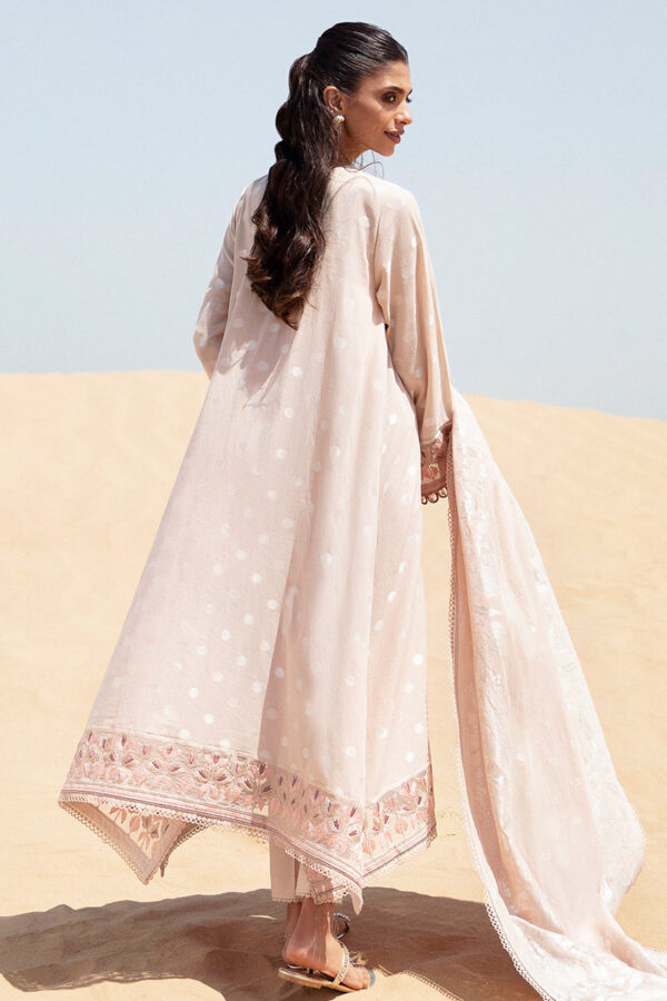 Alternative view of Cross Stitch Eid Lawn 2024 | DUSTY ROSE