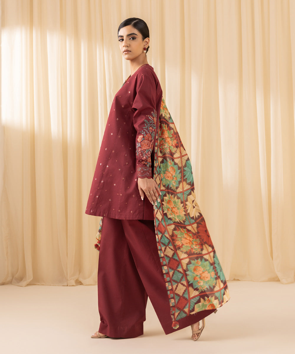 Sapphire Festive Unstitched Collection | 3PEST24V68UC - Image 3