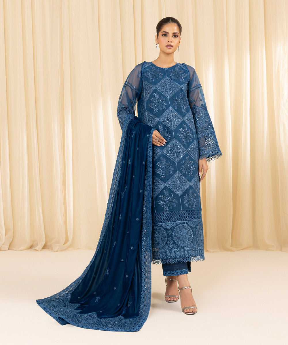 Sapphire Festive Unstitched Collection | 3SFELX24V618