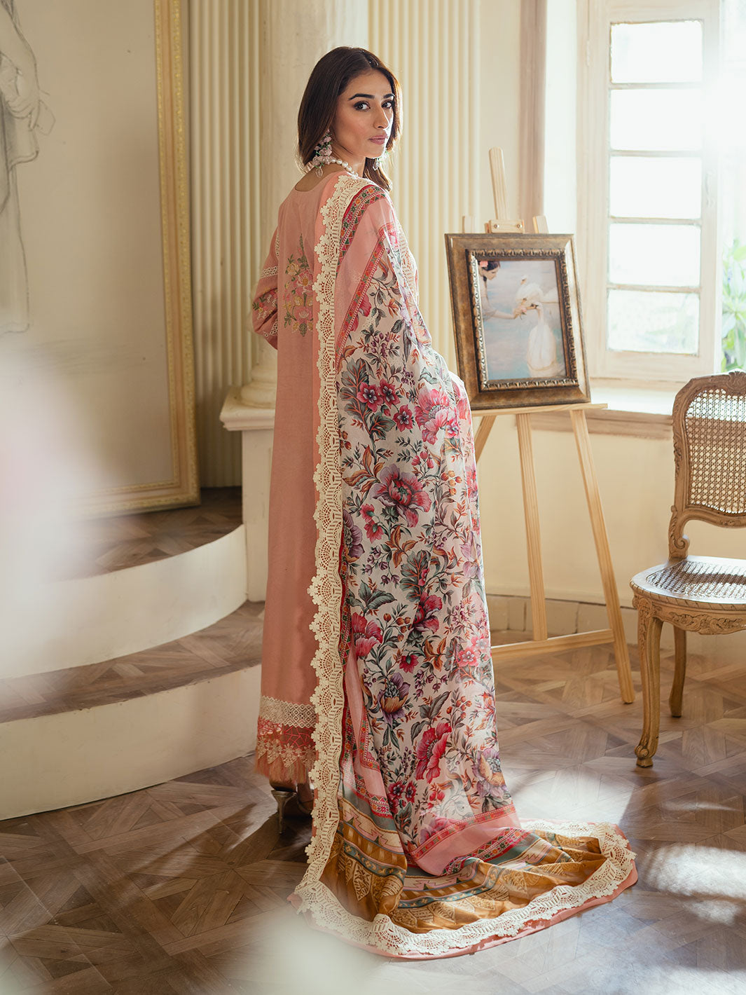 Faiza Faisal Celine Chikankari Eid Collection '24 | FAHA - Image 3