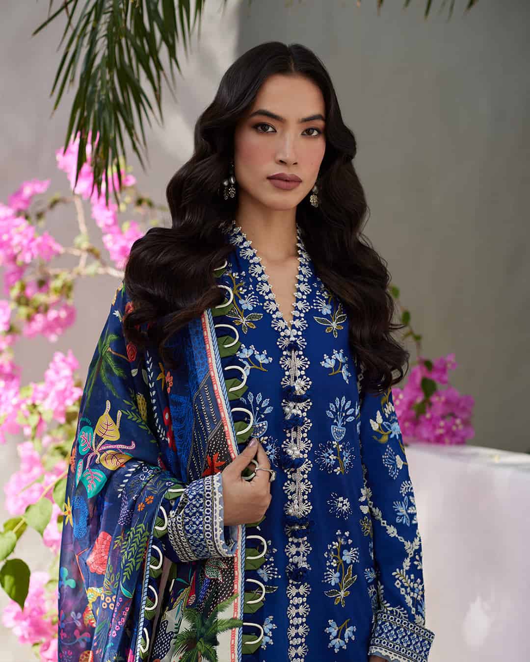 Faiza Saqlain Luxury Lawn 2024 | Veira - Image 4
