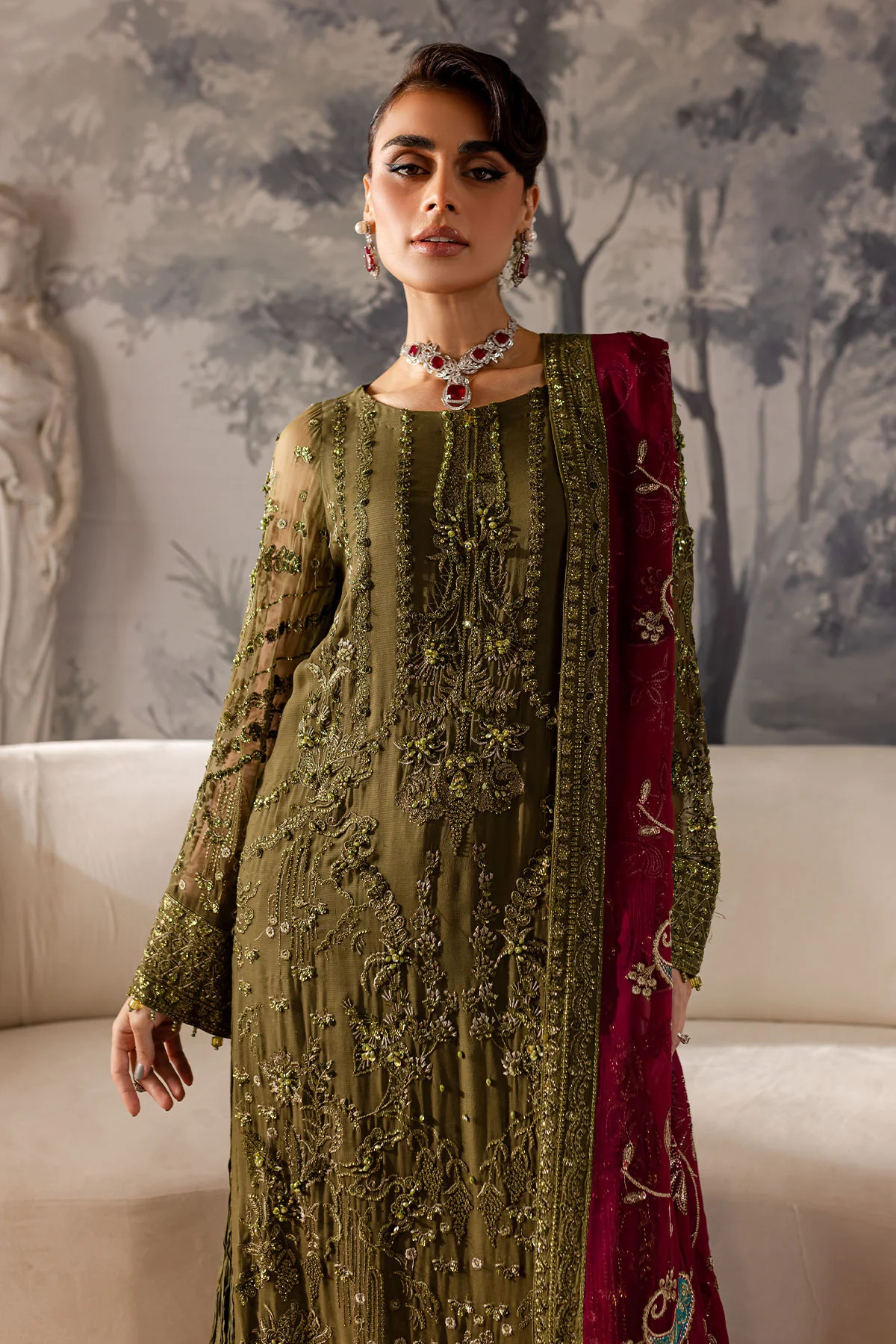 Elanora By Nureh Embroidered Chiffon Vol 3 | NEL-56 - Image 4