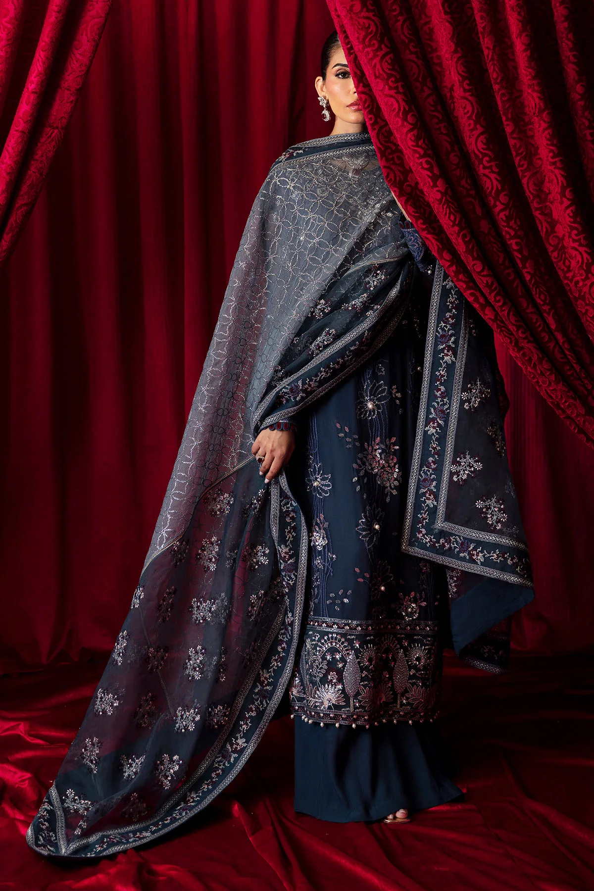 Elanora By Nureh Embroidered Chiffon Vol 2 | NEL-52 - Image 5