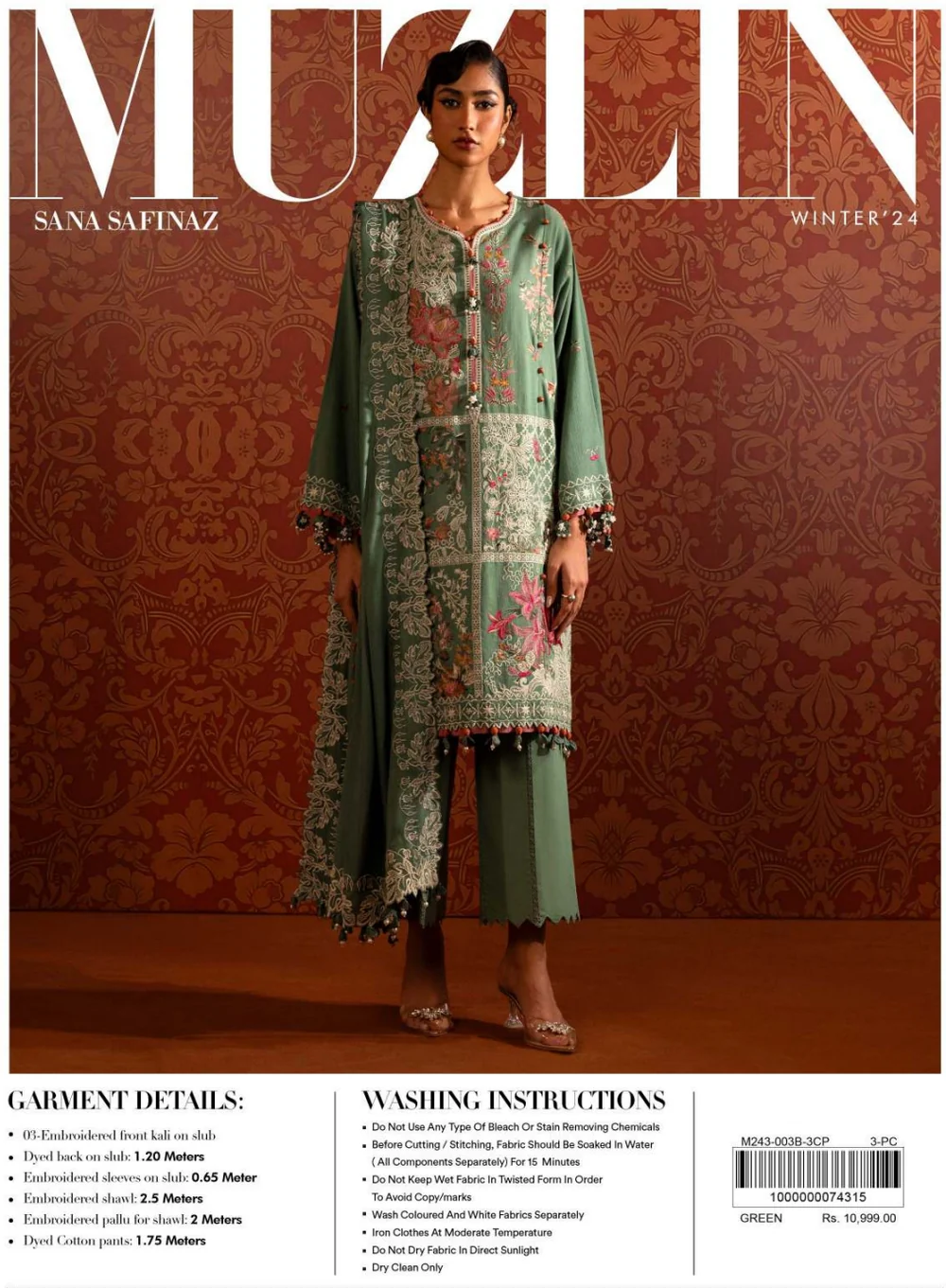 Sana Safinaz Muzlin Fall Winter | 3B