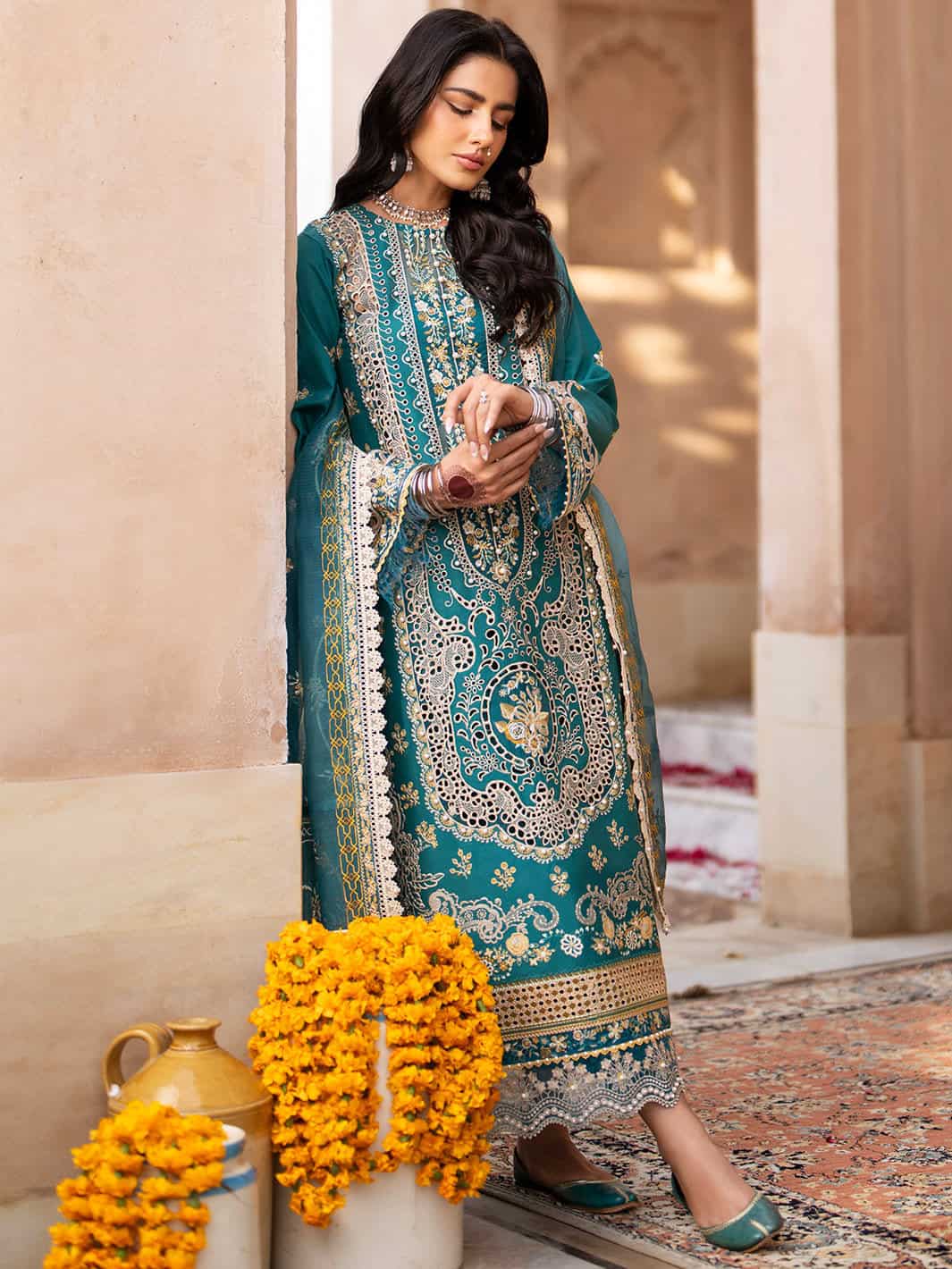 Dilbaro Embroidered Festive Lawn ’24 | 404-B - Image 2