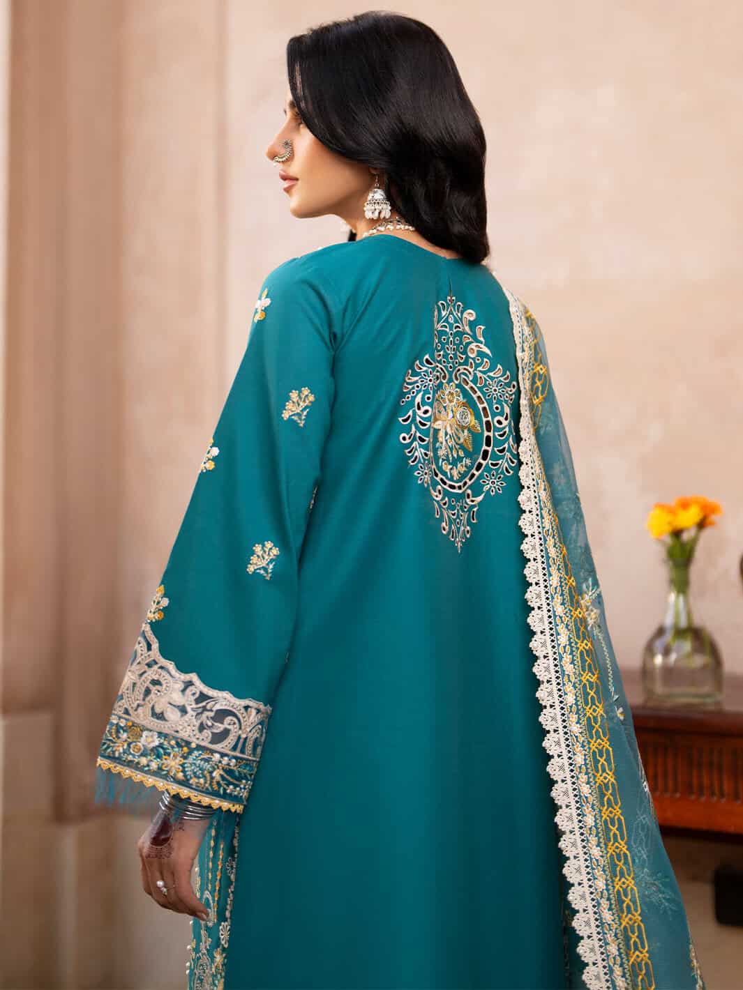 Dilbaro Embroidered Festive Lawn ’24 | 404-B - Image 3